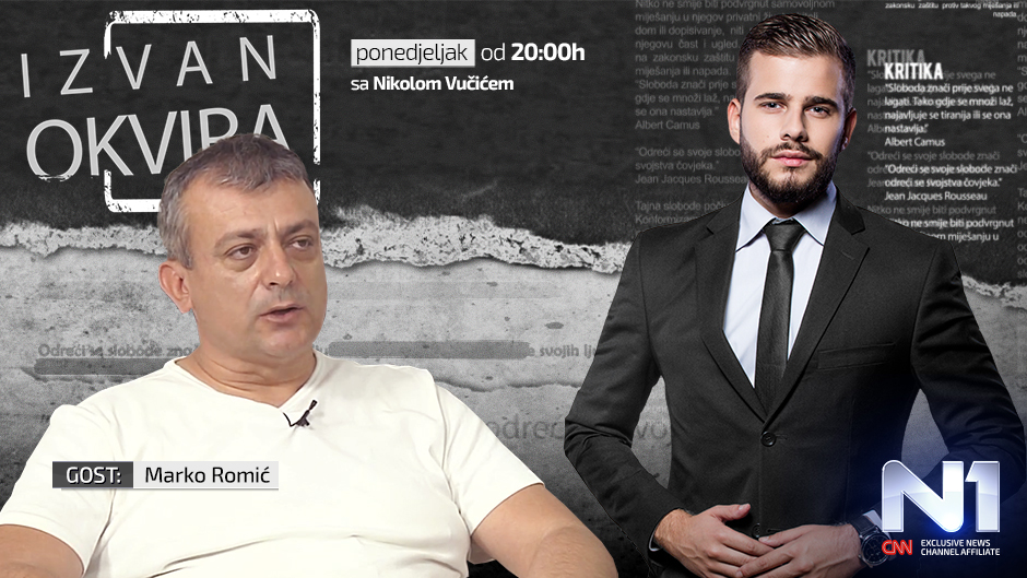 Izvan okvira o kockanju, gost psiholog Marko Romić - N1