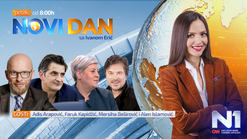 Adis Arapović, Faruk Kapidžić, Mersiha Beširović i Alen Islamović u ...