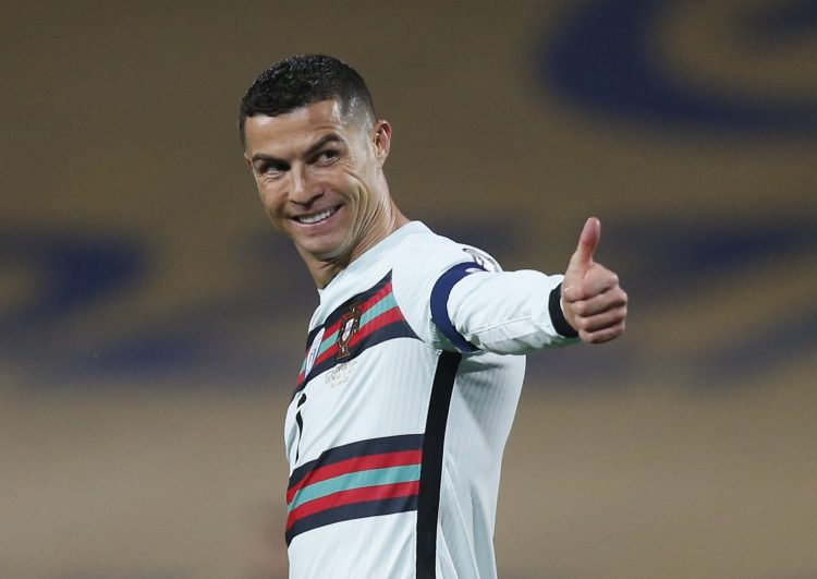 Ronaldo na meču sa Srbijom