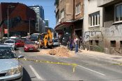 Eksplozija plinskih cijevi u centru Sarajeva