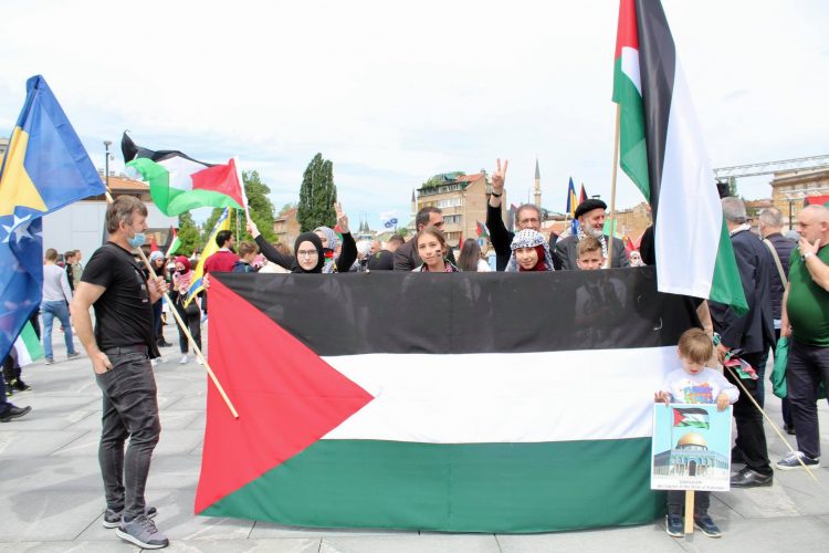 protesti podrške palestinskom narodu u Sarajevu
