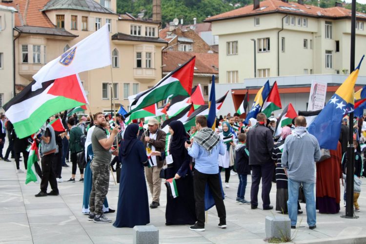 protesti podrške palestinskom naordu u Sarajevu