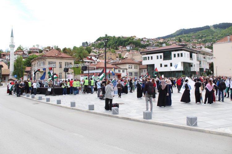 protesti podršk palestinskom naroddu u Sarajevu