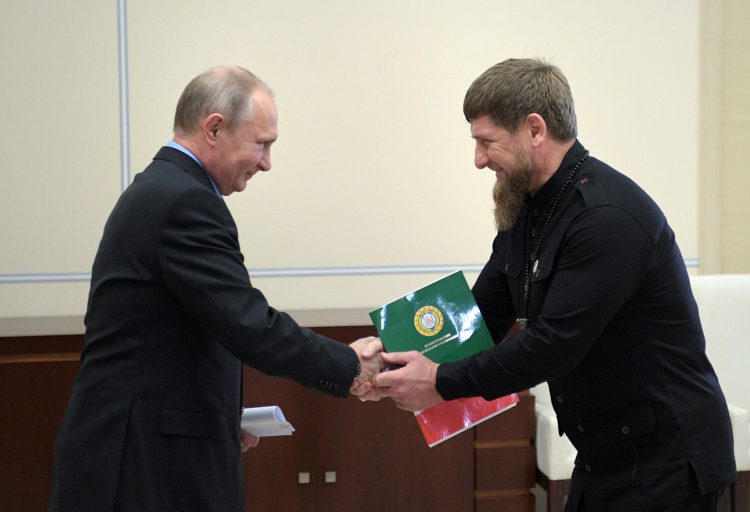 Vladimir Putin i Ramzan Kadirov