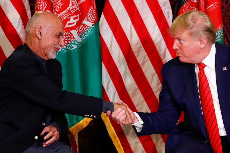 Predsjednik Afganistana Ashraf Ghani i bivši predsjednik SAD-a Donald Trump