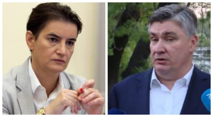 Ana Brnabić i Zoran Milanović (