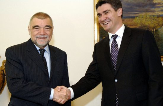 Stipe Mesić i Zoran Milanović
