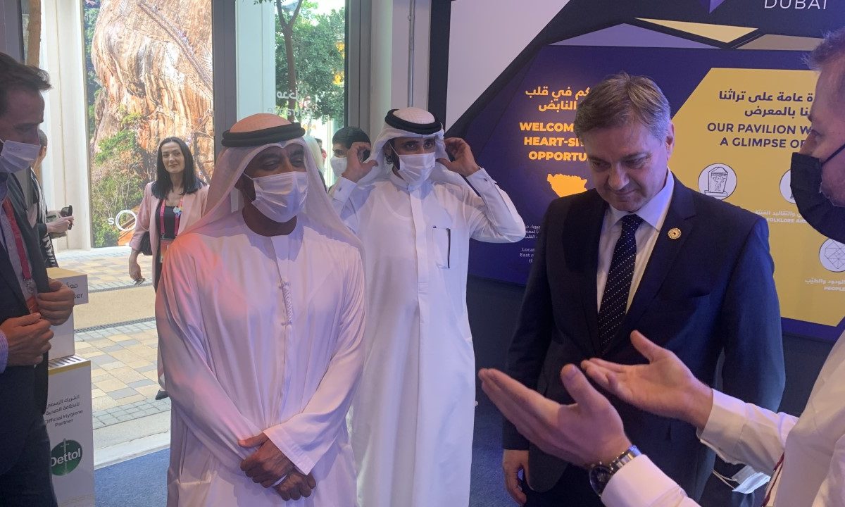 Sheikh Ahmed Bin Saeed Al Maktoum Visits Bosnias Pavilion At Expo 2020 Dubai N1 6182