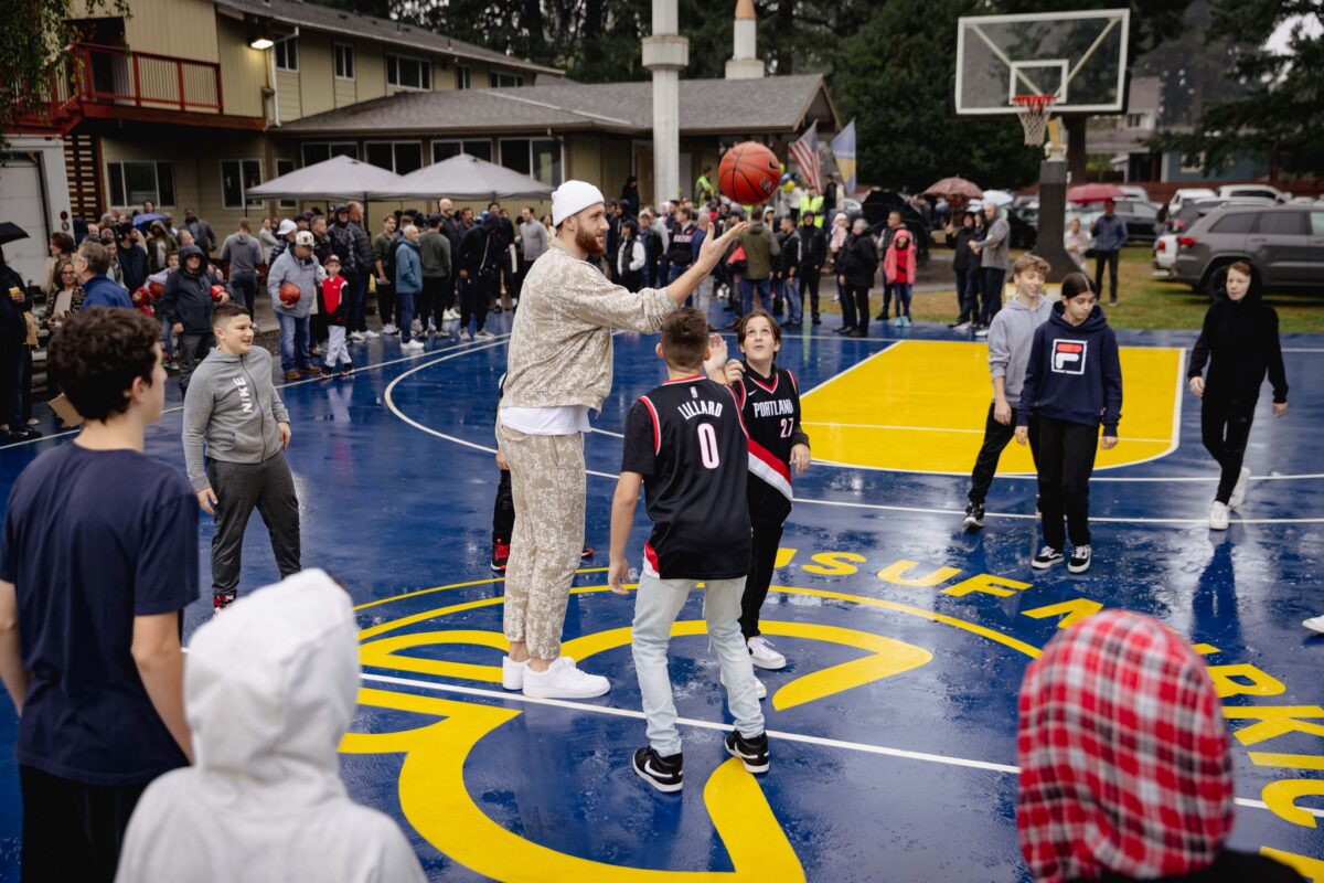 Bosnian NBA Star Jusuf Nurkic And His Foundation Donate Basketball ...