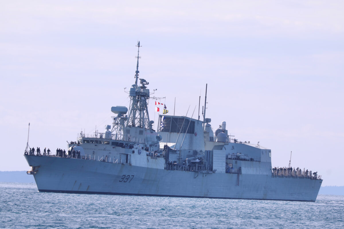 Royal Canadian Navy frigate arrives in Split, Croatia - N1